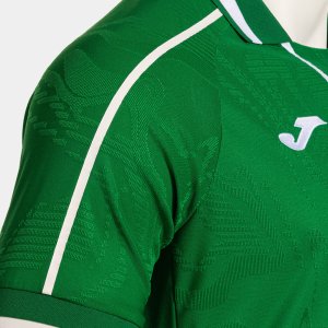 JOMA FIT ONE SHORT SLEEVE T-SHIRT GREEN WHITE