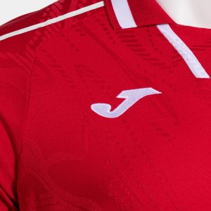 JOMA FIT ONE SHORT SLEEVE T-SHIRT RED WHITE