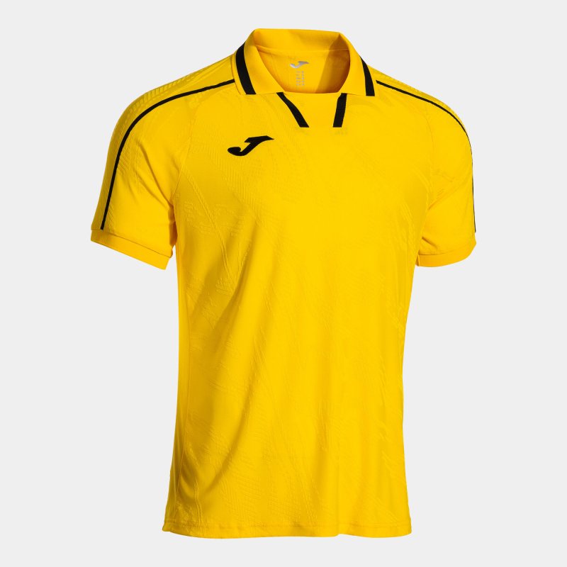 JOMA FIT ONE SHORT SLEEVE T-SHIRT YELLOW BLACK