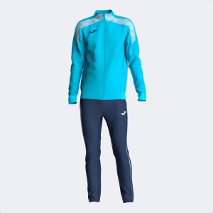 JOMA CHAMPIONSHIP VIII TRACKSUIT FLUOR TURQUOISE DARK NAVY