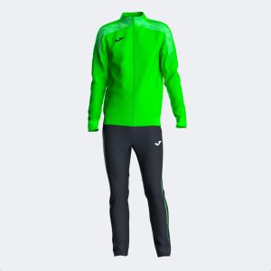 JOMA CHAMPIONSHIP VIII TRACKSUIT FLUOR GREEN BLACK