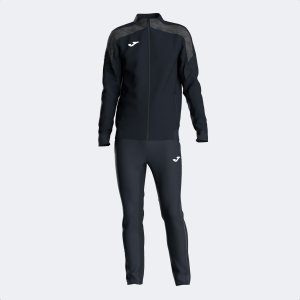 JOMA CHAMPIONSHIP VIII TRACKSUIT BLACK DARK GRAY