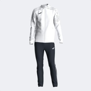 JOMA CHAMPIONSHIP VIII TRACKSUIT WHITE BLACK