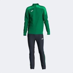 JOMA CHAMPIONSHIP VIII TRACKSUIT GREEN BLACK