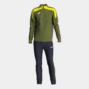 JOMA CHAMPIONSHIP VIII TRACKSUIT GREEN BLACK