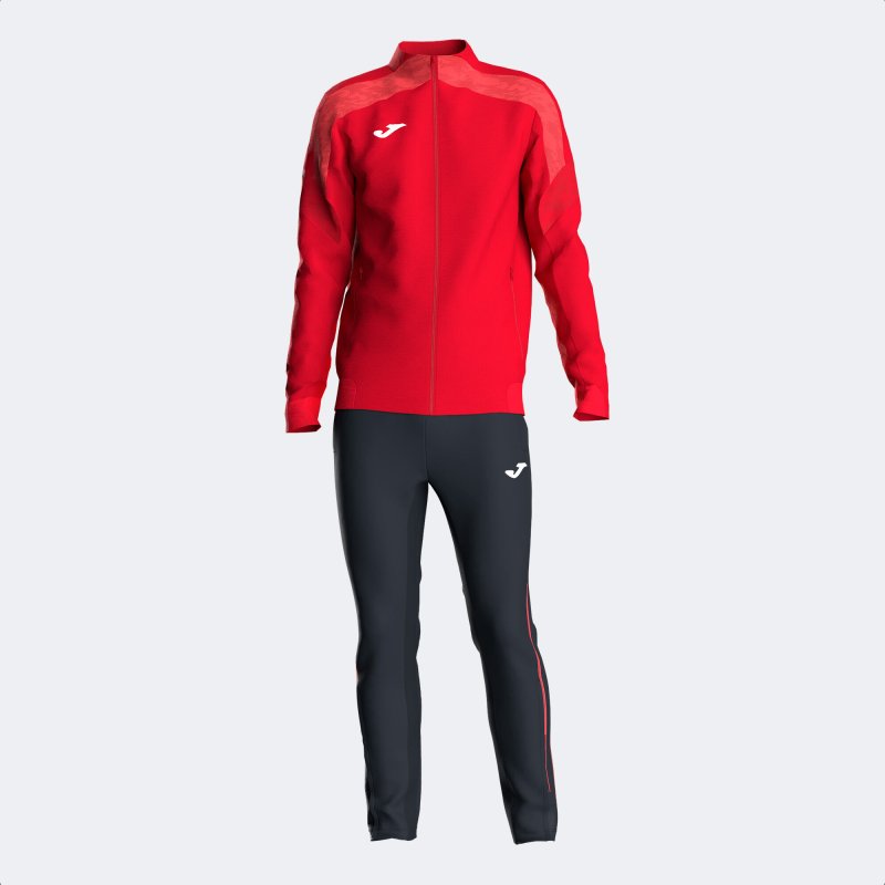 JOMA CHAMPIONSHIP VIII TRACKSUIT RED BLACK