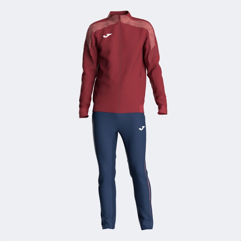 JOMA CHAMPIONSHIP VIII TRACKSUIT BURGUNDY DARK NAVY