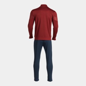 JOMA CHAMPIONSHIP VIII TRACKSUIT BURGUNDY DARK NAVY
