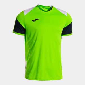 JOMA DANUBIO SHORT SLEEVE T-SHIRT GREEN DARK NAVY