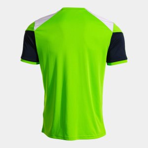 JOMA DANUBIO SHORT SLEEVE T-SHIRT GREEN DARK NAVY