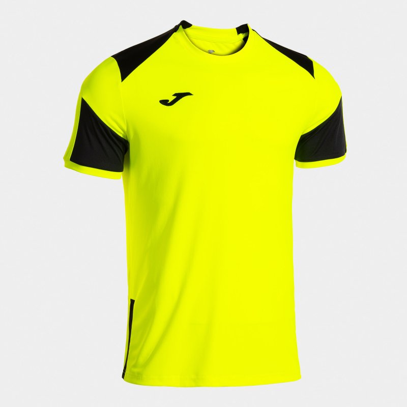 JOMA DANUBIO SHORT SLEEVE T-SHIRT YELLOW BLACK