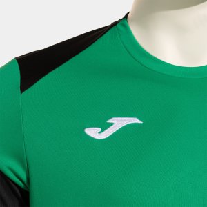 JOMA DANUBIO SHORT SLEEVE T-SHIRT GREEN DARK GRAY