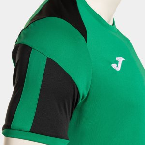JOMA DANUBIO SHORT SLEEVE T-SHIRT GREEN DARK GRAY