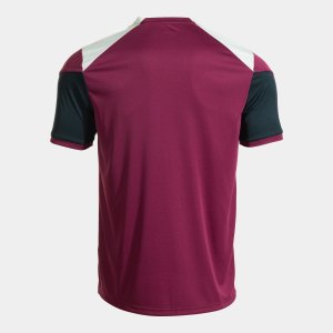 JOMA DANUBIO SHORT SLEEVE T-SHIRT WINE DARK NAVY