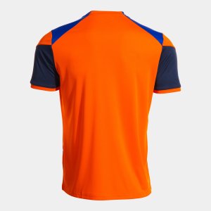 JOMA DANUBIO SHORT SLEEVE T-SHIRT ORANGE DARK NAVY