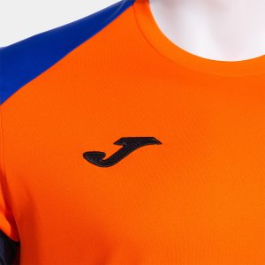 JOMA DANUBIO SHORT SLEEVE T-SHIRT ORANGE DARK NAVY