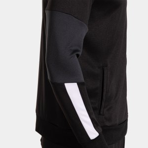 JOMA DANUBIO TRACKSUIT BLACK WHITE