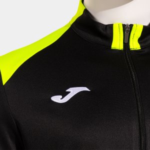 JOMA DANUBIO TRACKSUIT BLACK FLUOR YELLOW