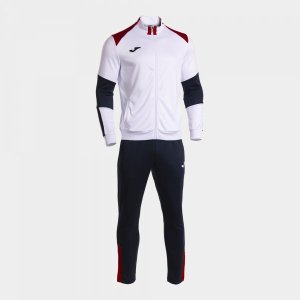 JOMA DANUBIO TRACKSUIT WHITE DARK NAVY