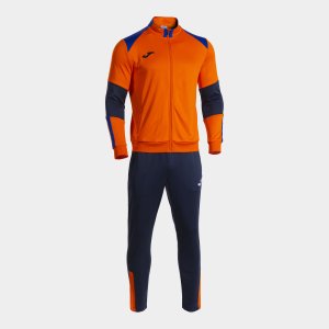 JOMA DANUBIO TRACKSUIT ORANGE DARK NAVY