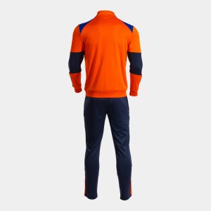 JOMA DANUBIO TRACKSUIT ORANGE DARK NAVY