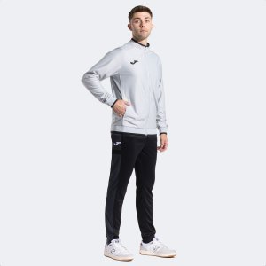 JOMA COMBI PREMIUM FULL ZIP SWEATSHIRT MEDIUM GRAY