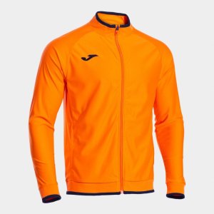 JOMA COMBI PREMIUM FULL ZIP SWEATSHIRT ORANGE BLACK