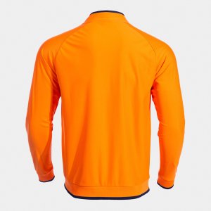 JOMA COMBI PREMIUM FULL ZIP SWEATSHIRT ORANGE BLACK