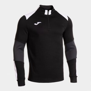 JOMA DANUBIO SWEATSHIRT BLACK WHITE