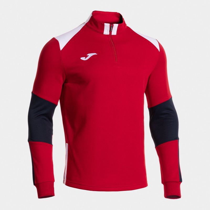 JOMA DANUBIO SWEATSHIRT RED WHITE