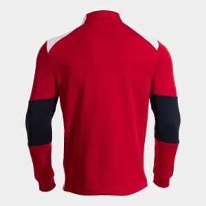 JOMA DANUBIO SWEATSHIRT RED WHITE