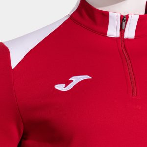 JOMA DANUBIO SWEATSHIRT RED WHITE