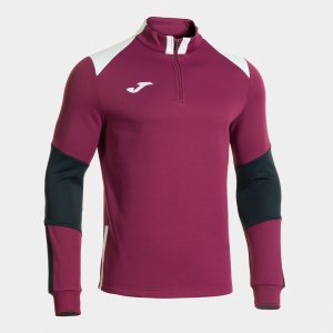 JOMA DANUBIO SWEATSHIRT BURGUNDY DARK NAVY
