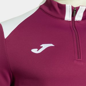 JOMA DANUBIO SWEATSHIRT BURGUNDY DARK NAVY