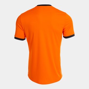 JOMA REFEREE SHORT SLEEVE T-SHIRT ORANGE BLACK