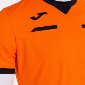 JOMA REFEREE SHORT SLEEVE T-SHIRT ORANGE BLACK