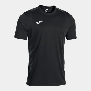 JOMA CANCHA SHORT SLEEVE T-SHIRT BLACK