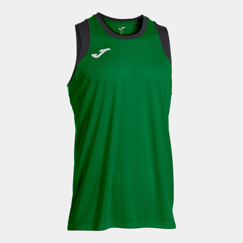 JOMA CANCHA SLEEVELESS SHIRT GREEN BLACK