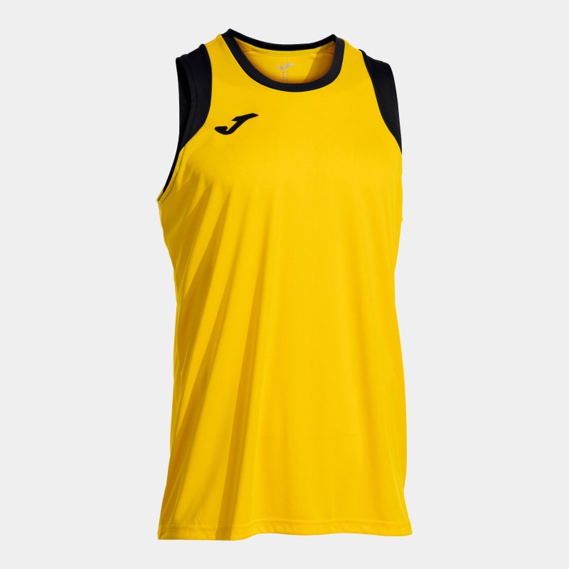 JOMA CANCHA SLEEVELESS SHIRT YELLOW BLACK