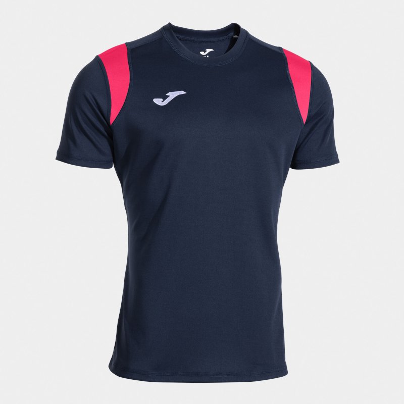 JOMA STIMULUS SHORT SLEEVE T-SHIRT NAVY BLUE PINK
