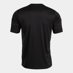 JOMA CHAMPIONSHIP VIII SHORT SLEEVE T-SHIRT BLACK DARK GRAY