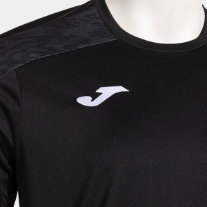 JOMA CHAMPIONSHIP VIII SHORT SLEEVE T-SHIRT BLACK DARK GRAY