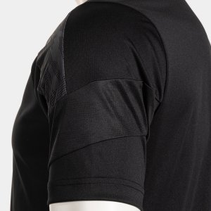 JOMA CHAMPIONSHIP VIII SHORT SLEEVE T-SHIRT BLACK DARK GRAY