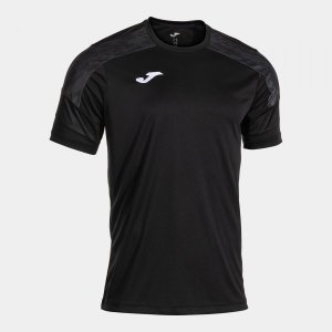 JOMA CHAMPIONSHIP VIII SHORT SLEEVE T-SHIRT BLACK DARK GRAY