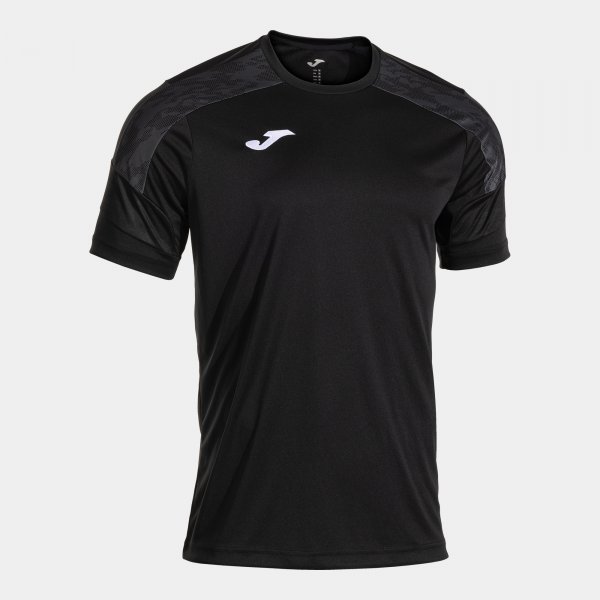 JOMA CHAMPIONSHIP VIII SHORT SLEEVE T-SHIRT BLACK DARK GRAY