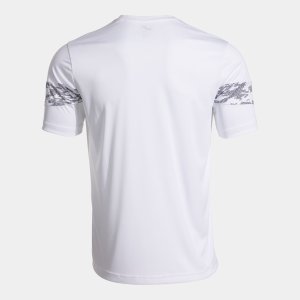 JOMA CHAMPIONSHIP VIII SHORT SLEEVE T-SHIRT WHITE RED