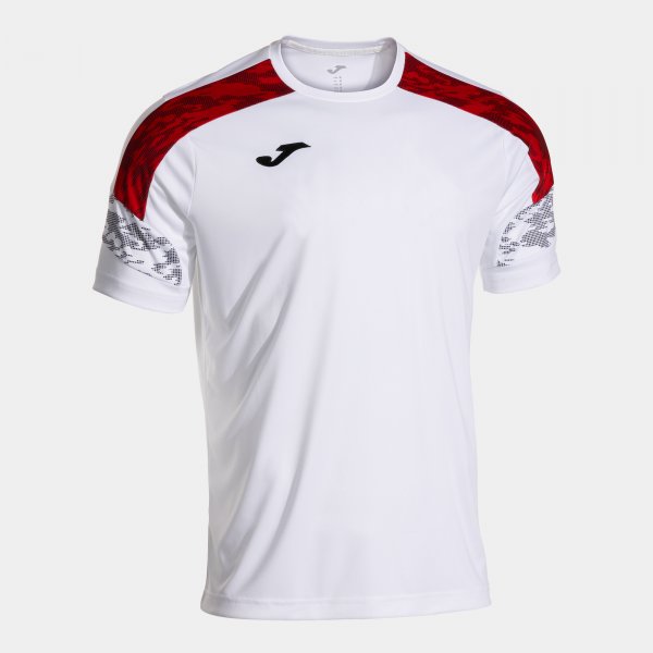 JOMA CHAMPIONSHIP VIII SHORT SLEEVE T-SHIRT WHITE RED