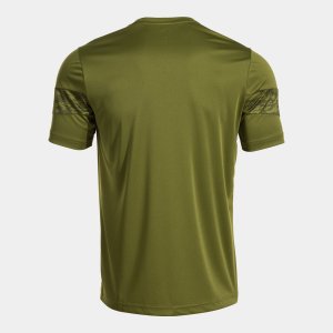 JOMA CHAMPIONSHIP VIII SHORT SLEEVE T-SHIRT GREEN FLUOR YELLOW
