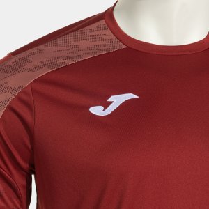 JOMA CHAMPIONSHIP VIII SHORT SLEEVE T-SHIRT BURGUNDY