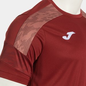 JOMA CHAMPIONSHIP VIII SHORT SLEEVE T-SHIRT BURGUNDY